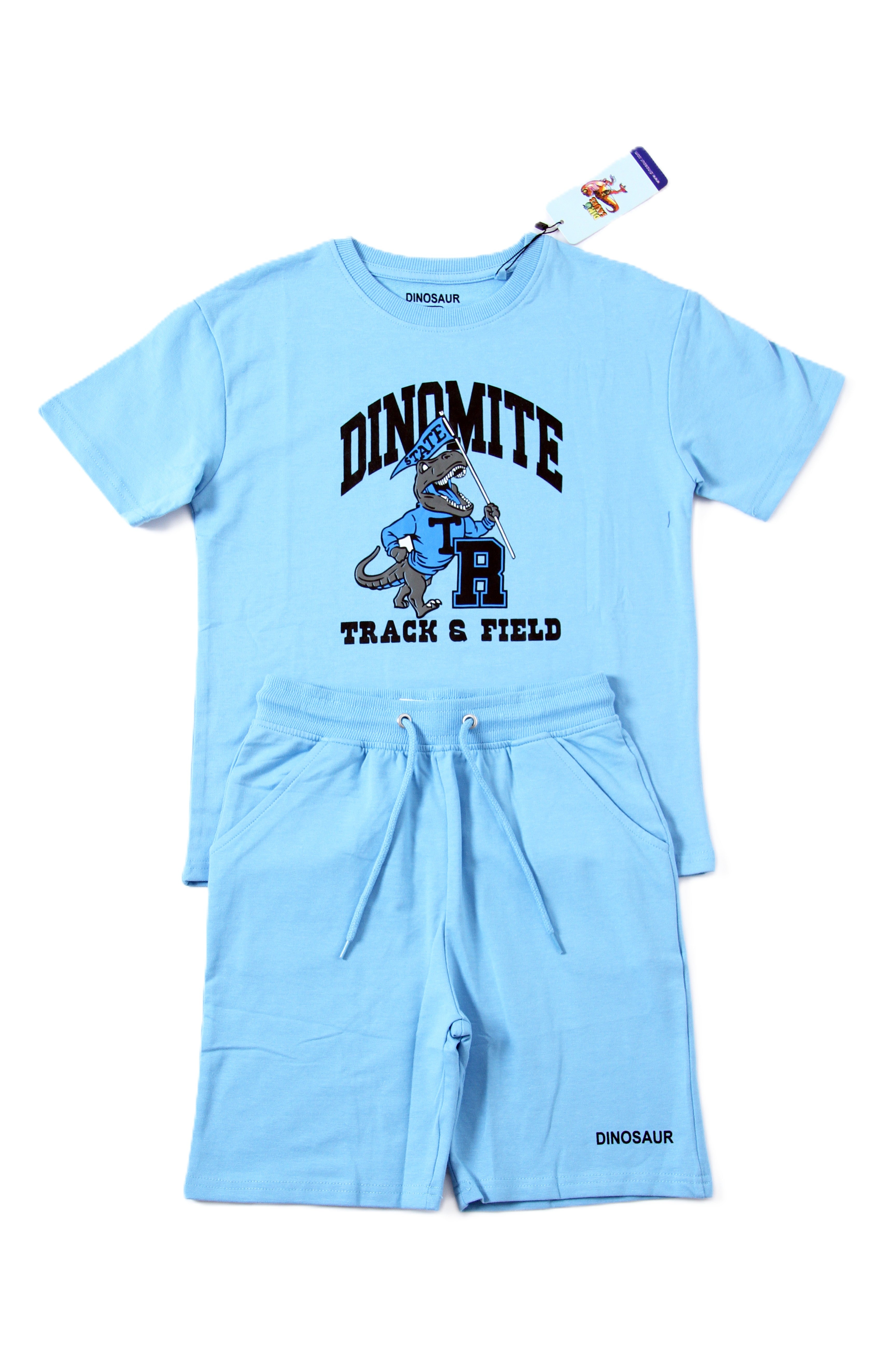 Boys Cotton Summer T-Shirt and Shorts Set – Soft Comfortable Casual Outfit, Ages 2-12 Years
