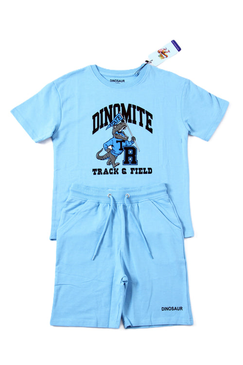 Boys Cotton Summer T-Shirt and Shorts Set – Soft Comfortable Casual Outfit, Ages 2-12 Years