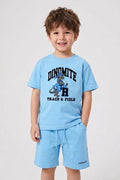 Boys Cotton Summer T-Shirt and Shorts Set – Soft Comfortable Casual Outfit, Ages 2-12 Years